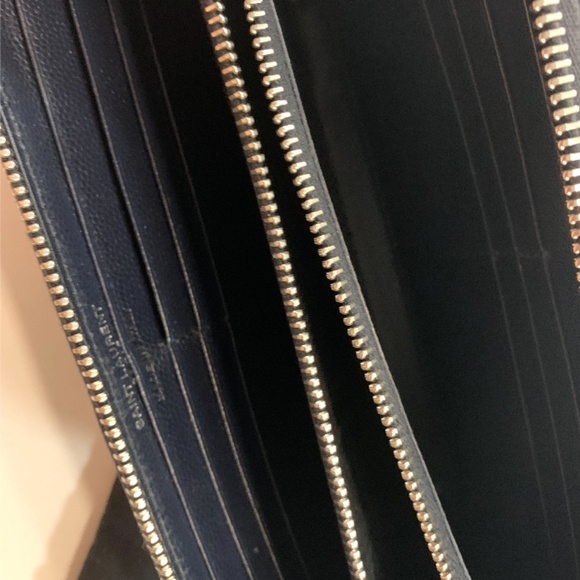 YSL Navy Wallet - Picture 2 of 7